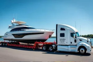 Freight Forwarding truck and ship